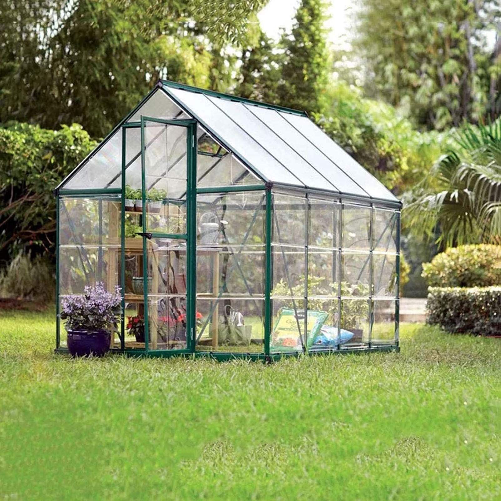 Heavy Duty Clear Waterproof Tarpaulin 20x26ft - Transparent Weatherproof Tarp with Reinforced Grommets for Outdoor Use, Garden Cover, Patio Protection, Sunscreen & Pool Cover