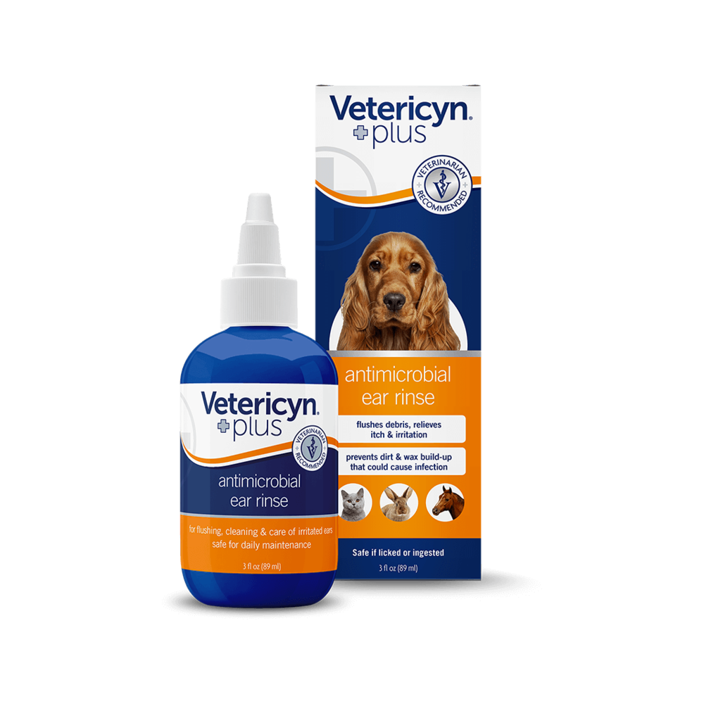 Antimicrobial Ear Rinse for Dogs & Cats | Gentle Ear Cleaner Solution | Prevents Infections & Removes Wax | Safe for Regular Pet Ear Care at Home