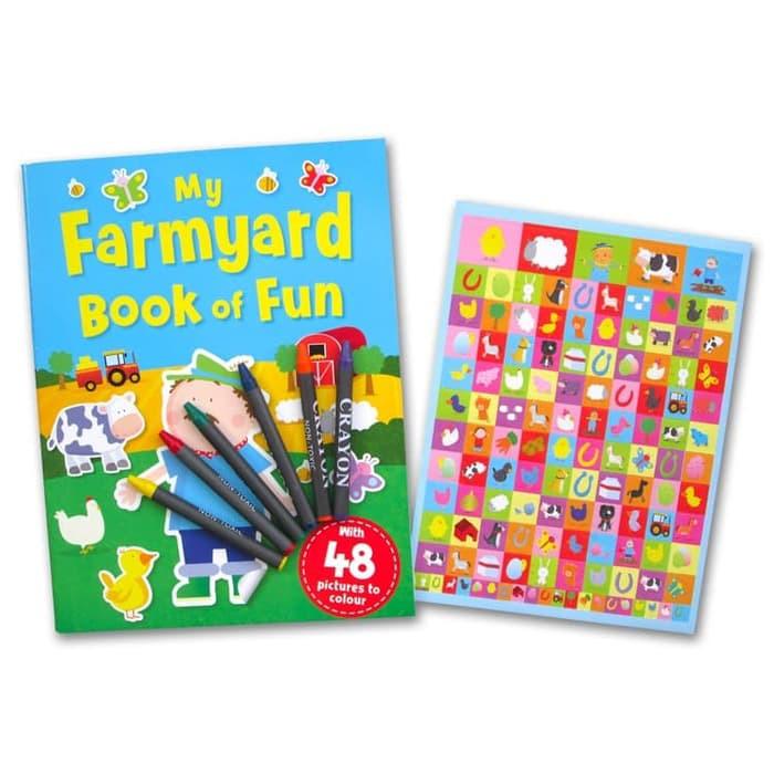 My Farmyard Fun Activity Bag - Kids Educational Toy for Farm Animal Learning & Play - Perfect for Preschool, Travel & Outdoor Adventures