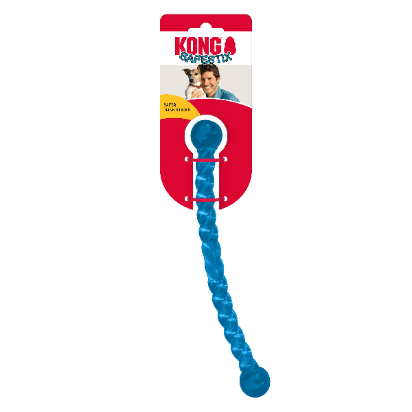 Durable KONG Safestix Dog Chew Toy - Tough Chewing Stick for Aggressive Chewers - Perfect for Large Dogs & Puppy Teething Relief - Indoor & Outdoor Play