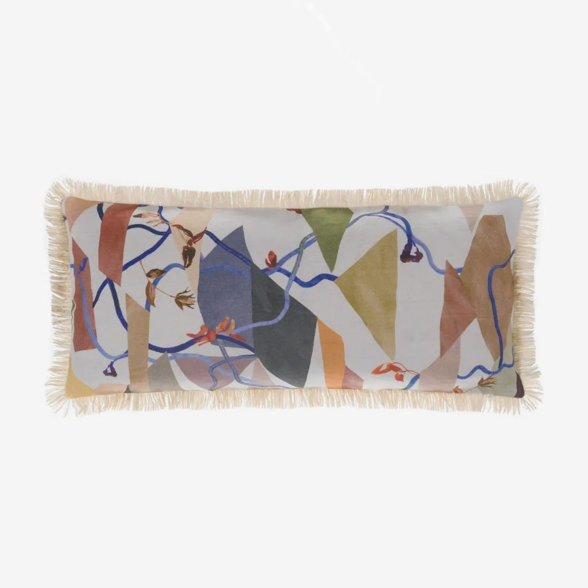 Christian Lacroix Trinquetaille Terre Cuite Cushion Cover 60x30cm - Luxury Decorative Throw Pillow for Sofa, Bed & Home Decor