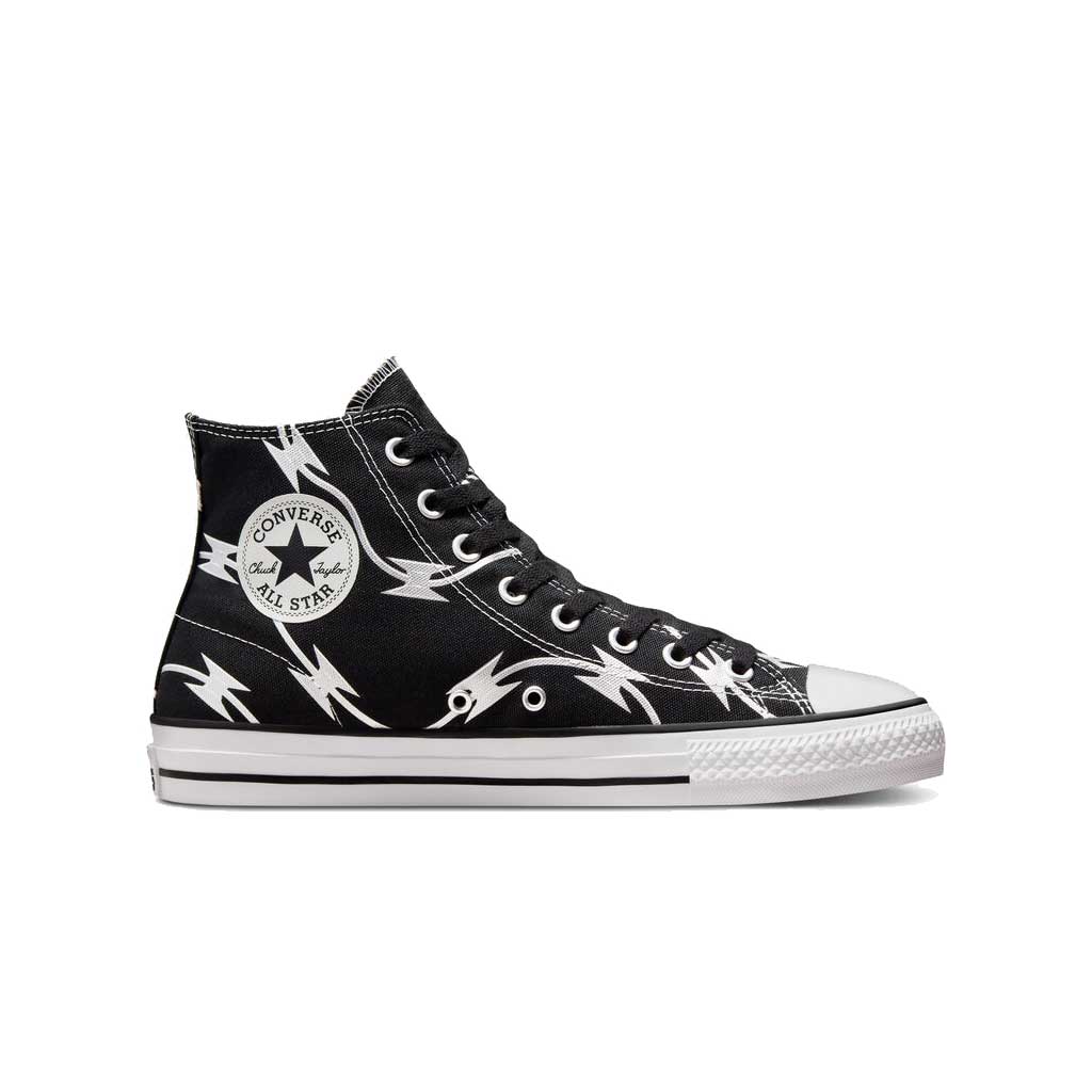 Converse CTAS Pro Hi Razor Black/Silver/White High Top Sneakers - Men's & Women's Basketball Shoes for Streetwear & Casual Fashion