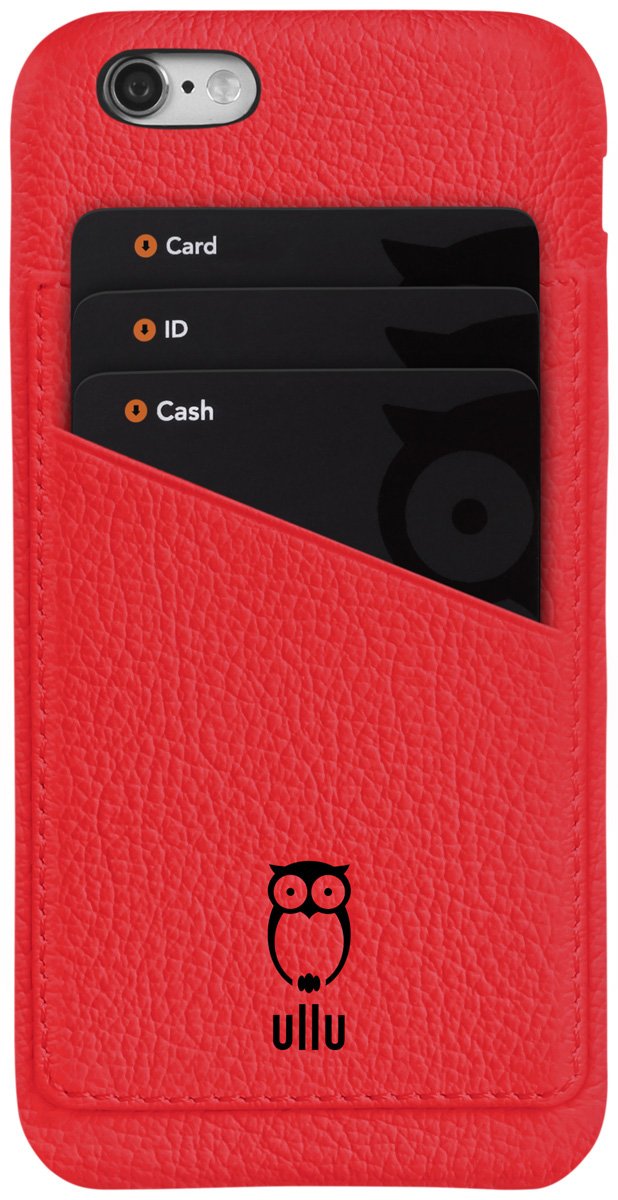 Premium Genuine Leather Wallet Case for iPhone 6/6S - RFID Blocking Protection | Slim Bifold Design with Card Slots | Perfect for Everyday Use, Travel & Business (Bloody Hell Color)