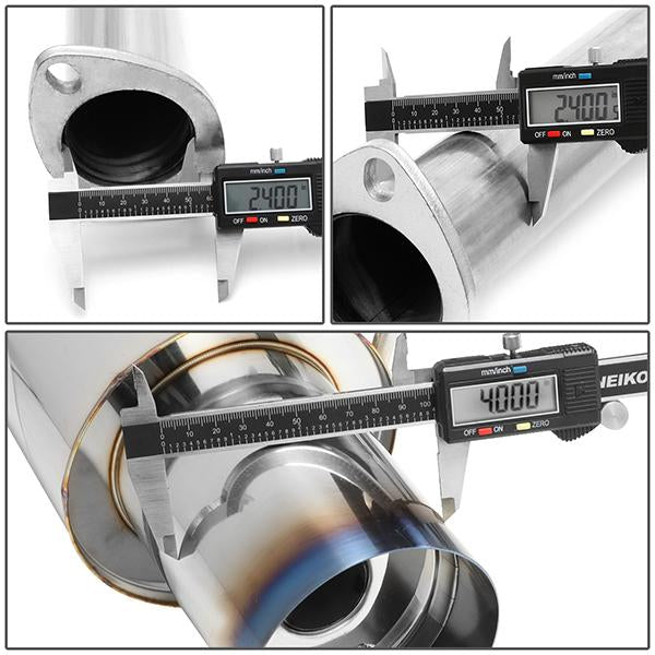 07-08 Hyundai Tiburon 2.7L Stainless Steel Catback Exhaust System with 4