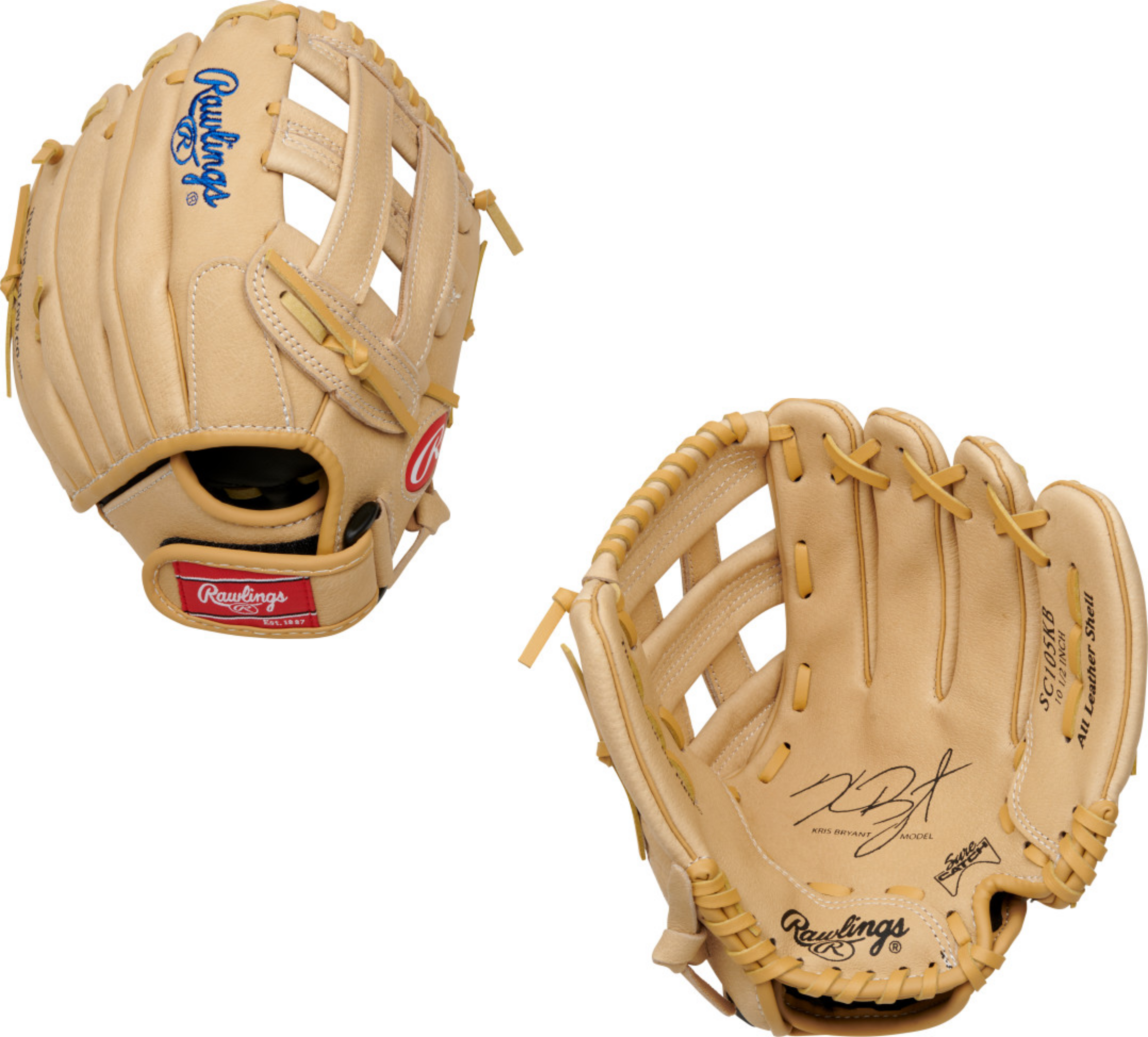 **Rawlings Sure Catch Kris Bryant Youth Model Baseball Glove 10.5