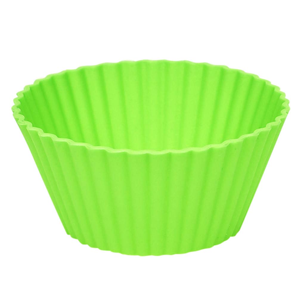 Premium Silicone Baking Cups - Reusable Cupcake & Muffin Liners Set (12-Pack) - Non-Stick, BPA-Free for Baking, Party Decorations & Meal Prep