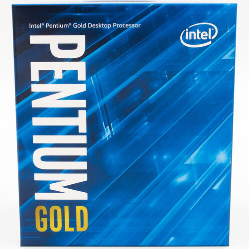 Intel Pentium Gold G6405 Dual Core 4.1GHz LGA1200 Desktop Processor - 4MB Cache, High-Speed Performance for Gaming, Office & Home Computing