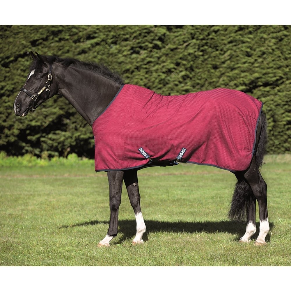 Horseware® Rambo® Techni-Waffle Cooler Blanket - Lightweight No Fill Horse Cooling Sheet for Hot Weather | Perfect for Summer Riding, Training, and Show Preparation