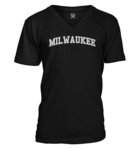 Milwaukee State Proud Strong Unisex V-Neck T-Shirt | Comfortable Cotton Tee for Men & Women | Perfect for Wisconsin Pride, Casual Wear & Gifts