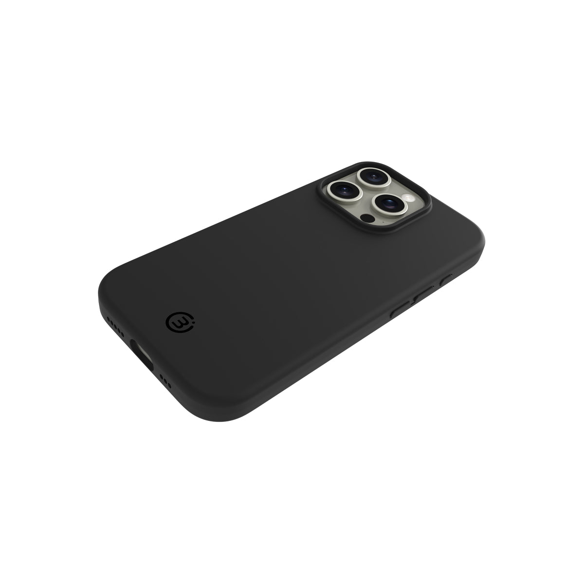 3sixT PureFlex+ Silicone MagSafe Compatible Phone Case for iPhone 16 Pro - Shockproof & Anti-Scratch Protective Cover - Perfect for Work, Travel & Outdoor Activities (Black)