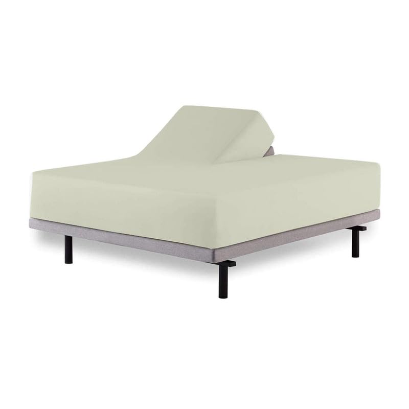 Rajlinen 100% Cotton Split King Sheet Set for Adjustable Beds - 16