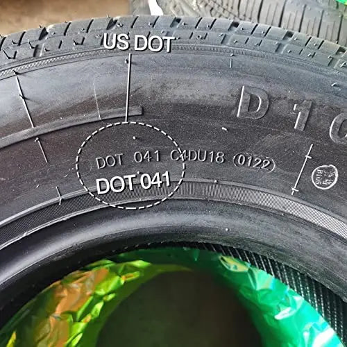 13x6.50-6 Flat Free Lawn Mower Tires with Rim - 5.5