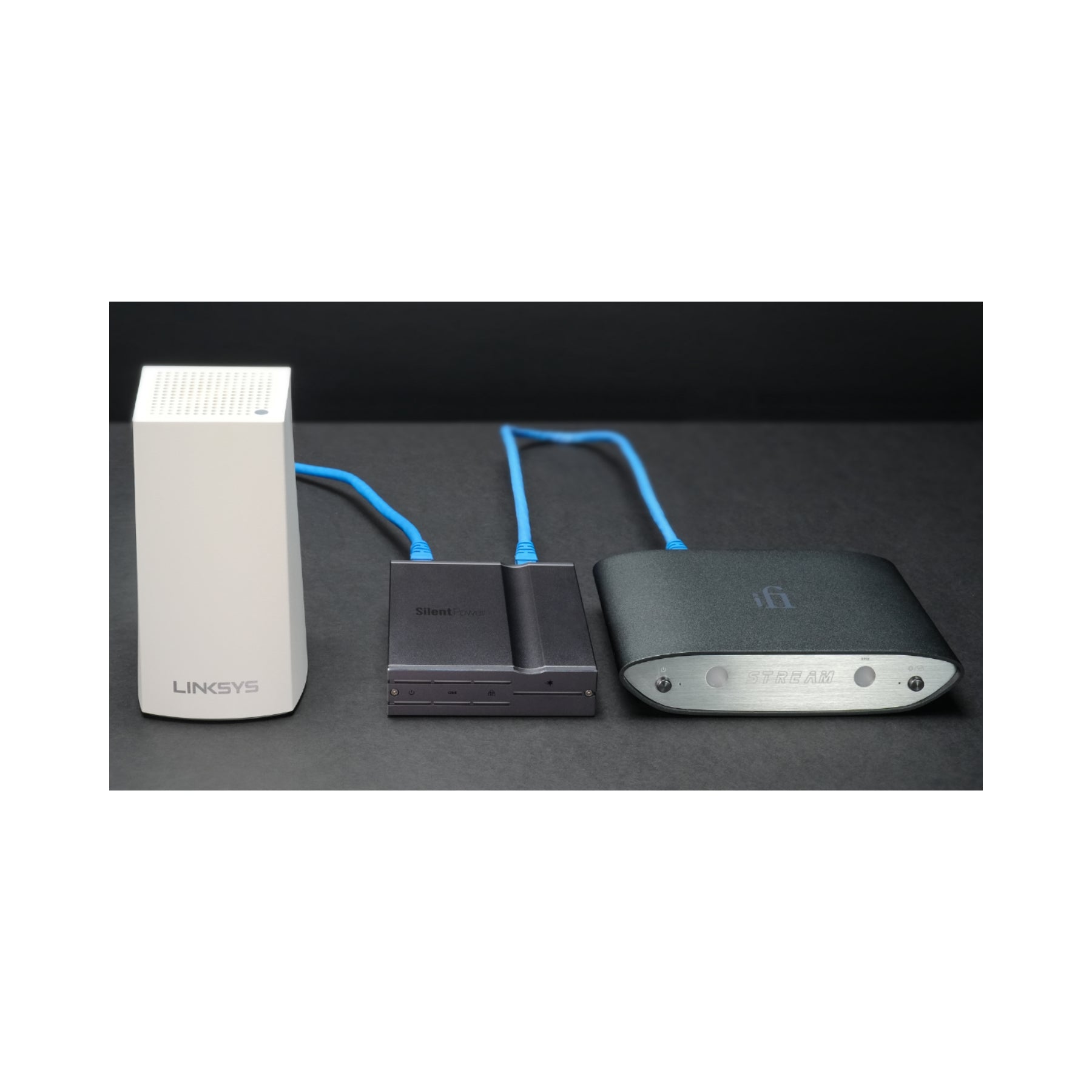iFi SilentPower LAN iPurifier Pro - Ethernet Noise Filter for Audiophile & Streaming - Reduce EMI/RFI Interference for Hi-Fi Systems, Gaming PCs & Home Theater Setups