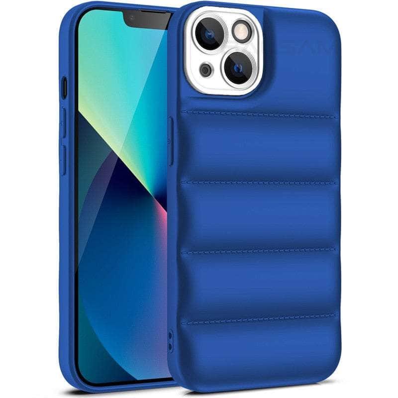 iPhone 15 Pro Case - Shockproof Protective Cover with Soft Down Jacket Design for Ultimate Drop Protection | Perfect for Outdoor Activities, Travel & Daily Use