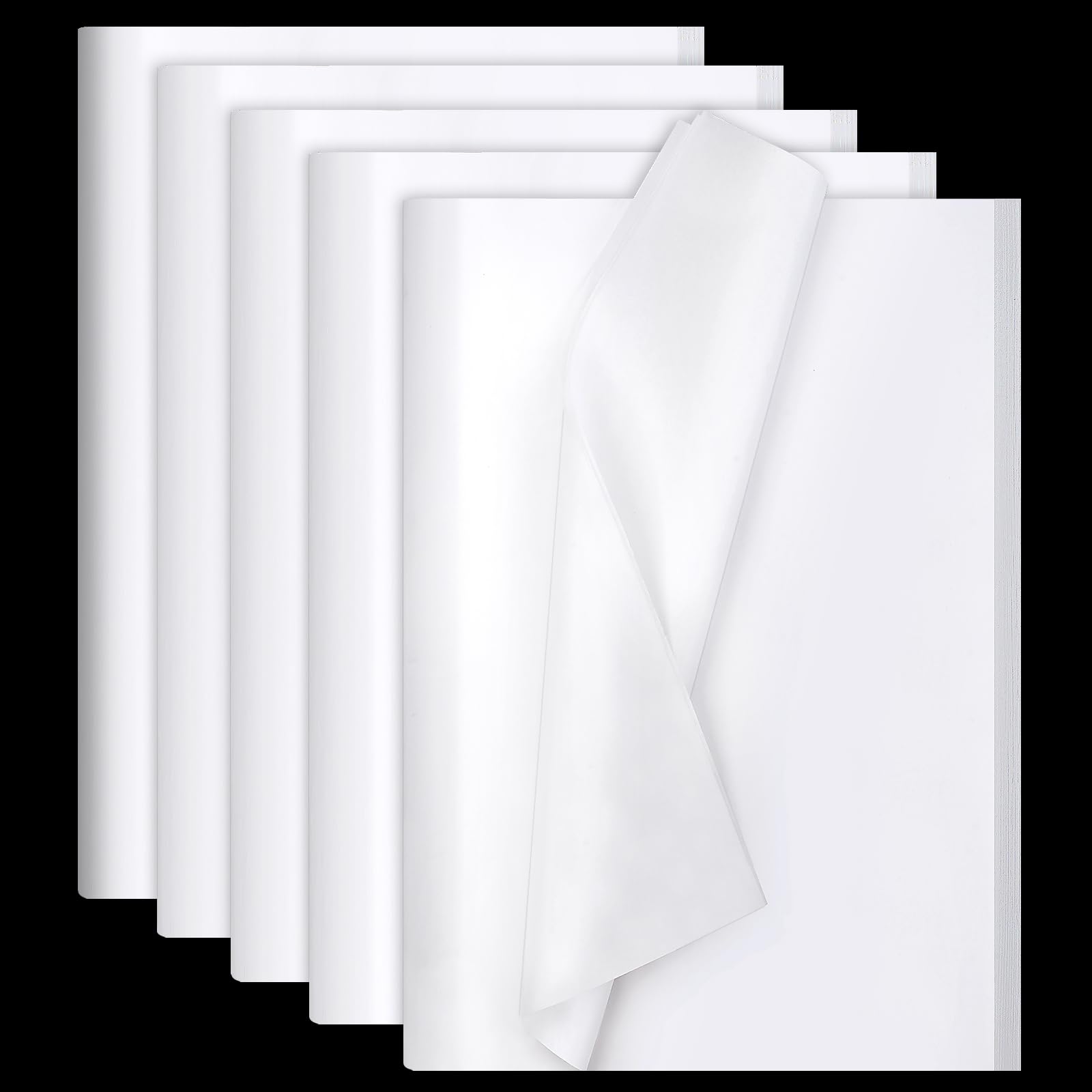 Phinus 140 Sheets White Tissue Paper Bulk - 14 x 20 Inches Wrapping Paper for Gift Bags, Wedding Decorations, Birthday Party Supplies & DIY Craft Projects | Perfect for Floral Arrangements, Gift Wrapping & Home Decor