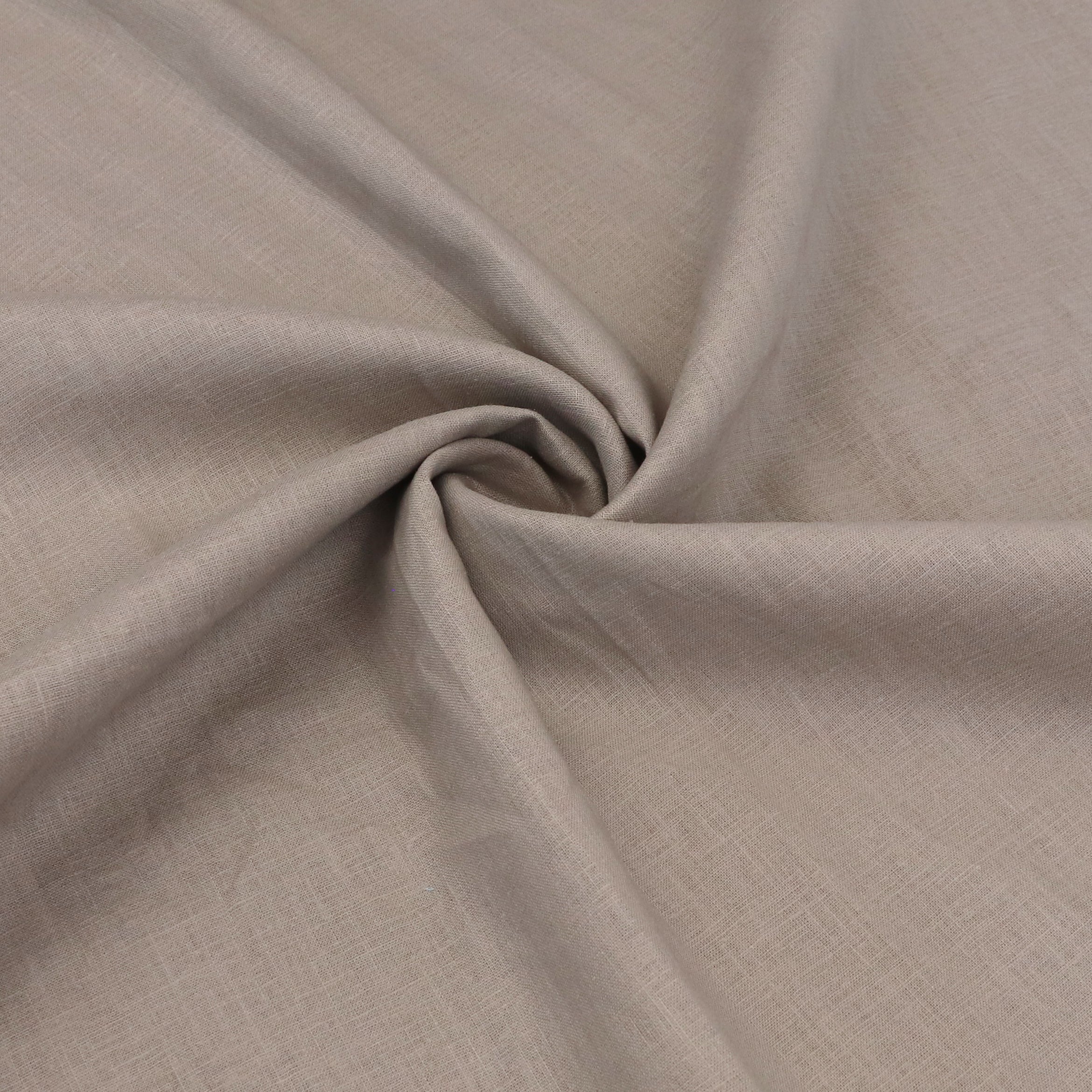 Premium Washed Linen Cotton Blend Lightweight Shirt - Soft & Breathable Taupe Color - Perfect for Summer Outfits, Beach Vacations & Casual Wear