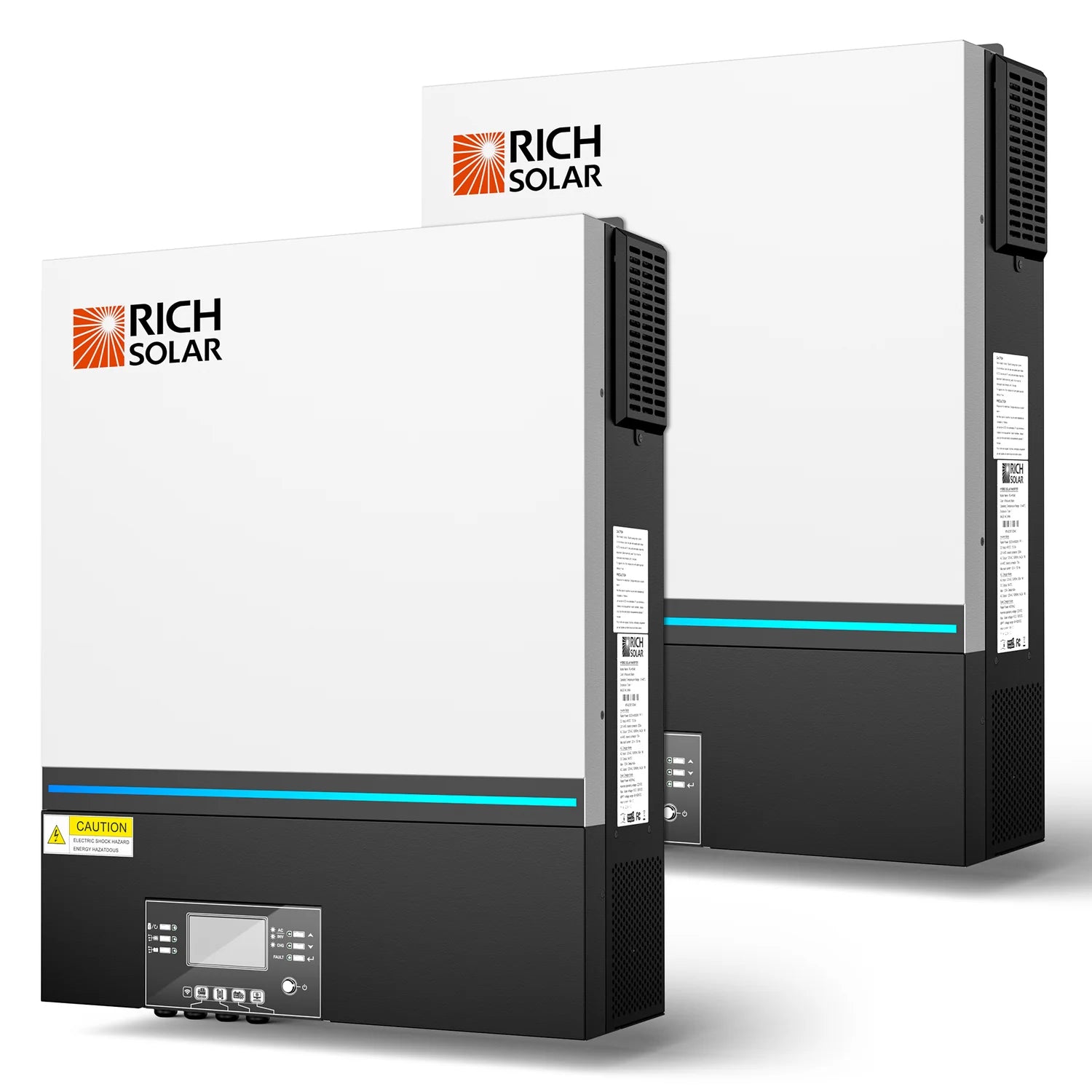 Rich Solar 6500 Watt (6.5KW) 48V Off-Grid Hybrid Solar Inverter for Home, RV & Cabin - Pure Sine Wave Power Converter with MPPT Charger | Backup Energy Solution for Power Outages & Off-Grid Living