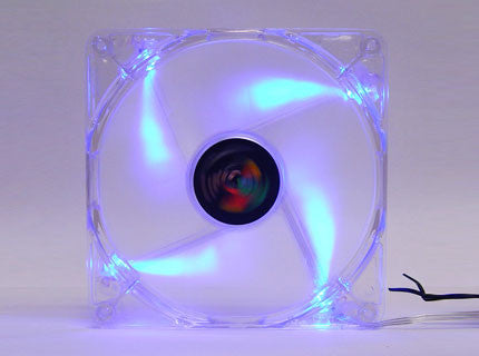 Logisys CF140BL 140mm x 140mm x 25mm Blue LED Case Fan - High Airflow Quiet Cooling for PC Gaming Rig, Computer Case, and Server Cabinet