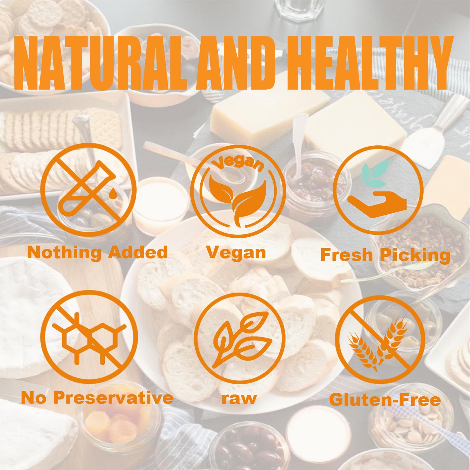 Organic Dried Apricots No Sugar Added (7oz) - Natural Vegan Snacks, Resealable Bag for Healthy Diet | Perfect for On-the-Go, Lunch Boxes & Hiking Snacks