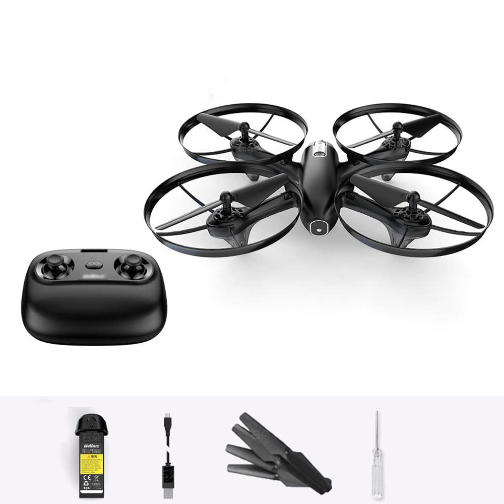 GUOGUOSM Mini Drone with 720P HD Camera - Remote Control Helicopter Toy, Auto Hovering, Headless Mode, Optical Flow Positioning, Bright LED RC Quadcopter for Kids & Adults - Perfect for Indoor/Outdoor Flying, Aerial Photography & Beginner Drone Practice