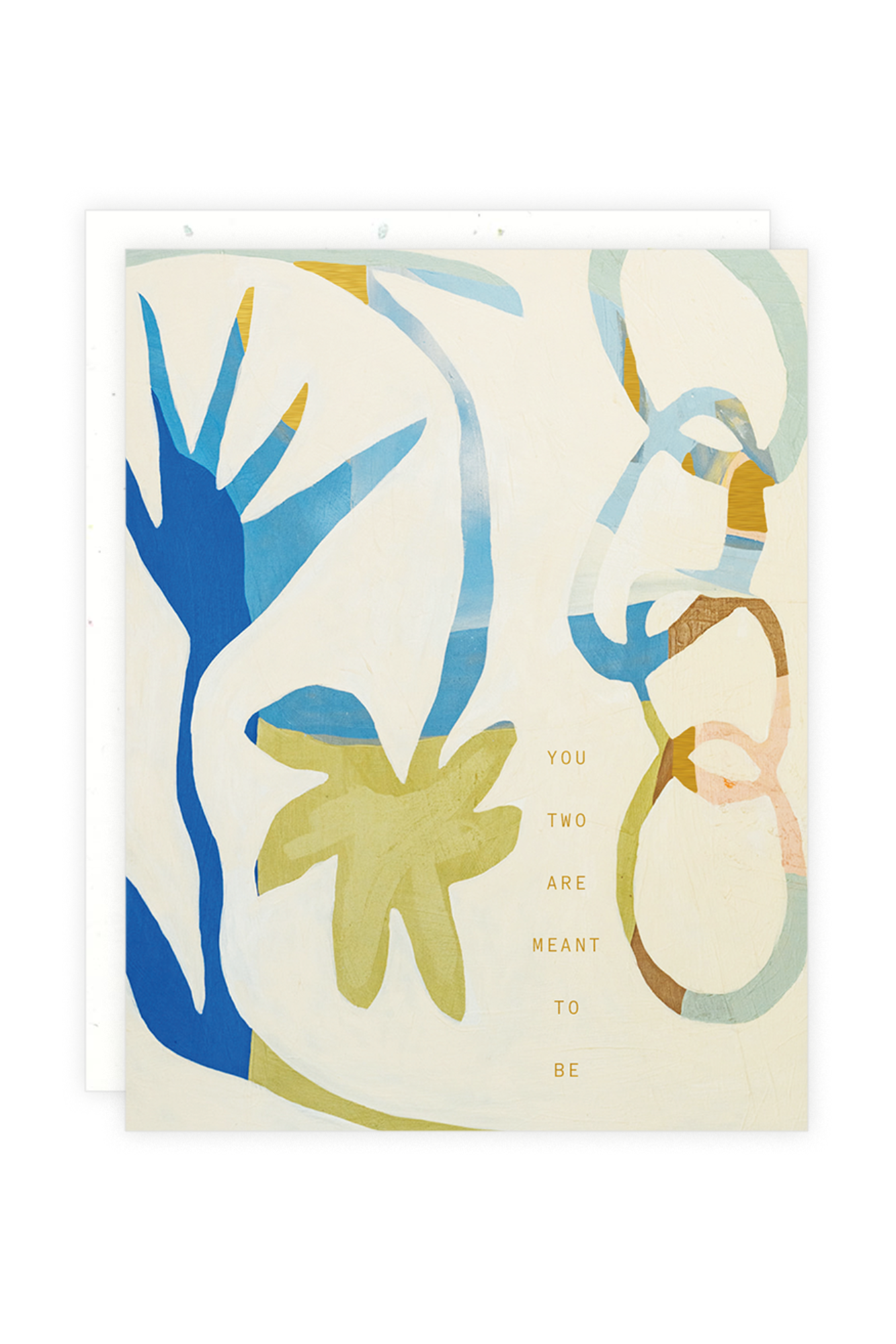 Meant To Be Greeting Card - Thoughtful & Heartfelt Blank Note Cards for Birthdays, Anniversaries, Thank You - Perfect for Romantic Occasions & Special Moments