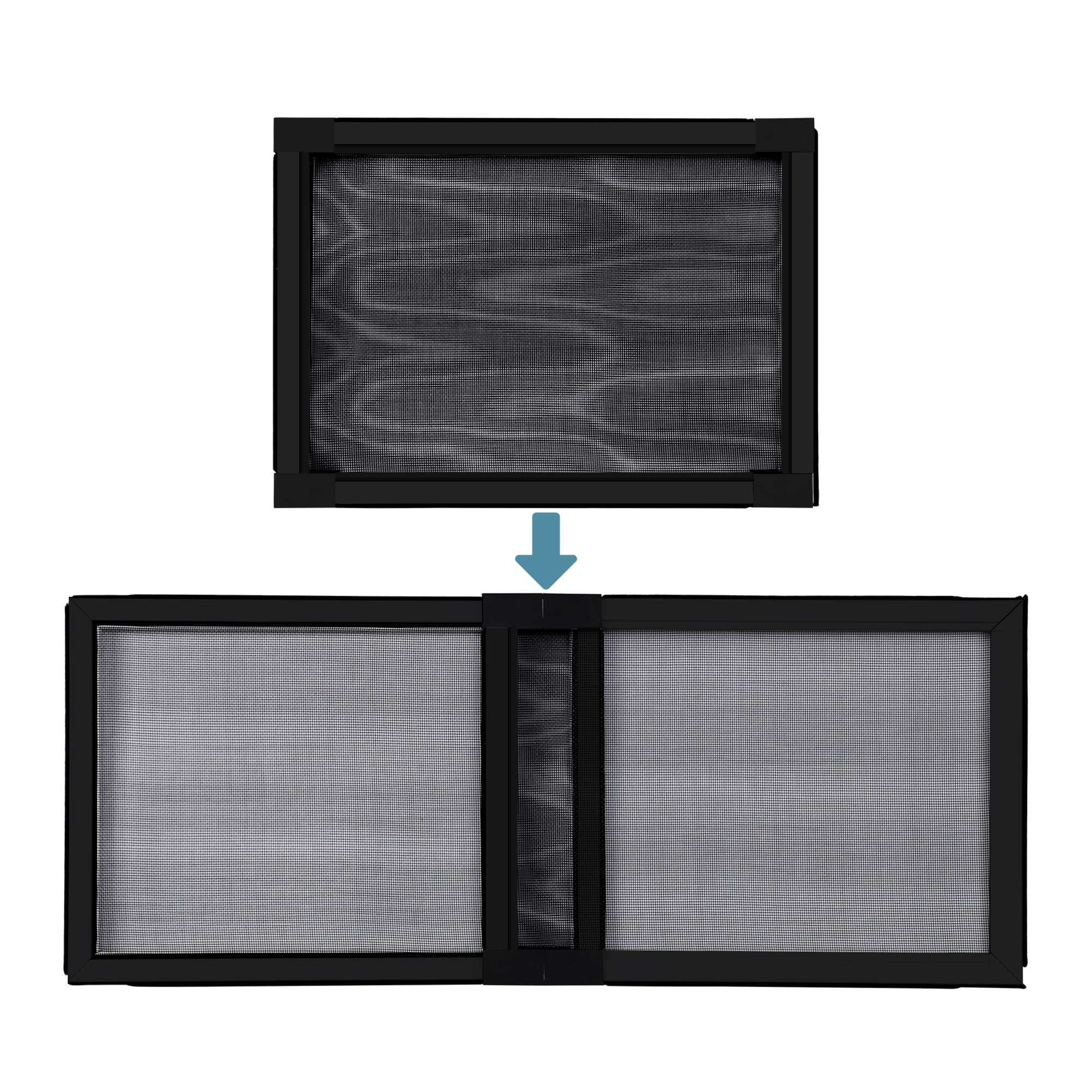 Adjustable Expandable Window Screen 10”H x 14