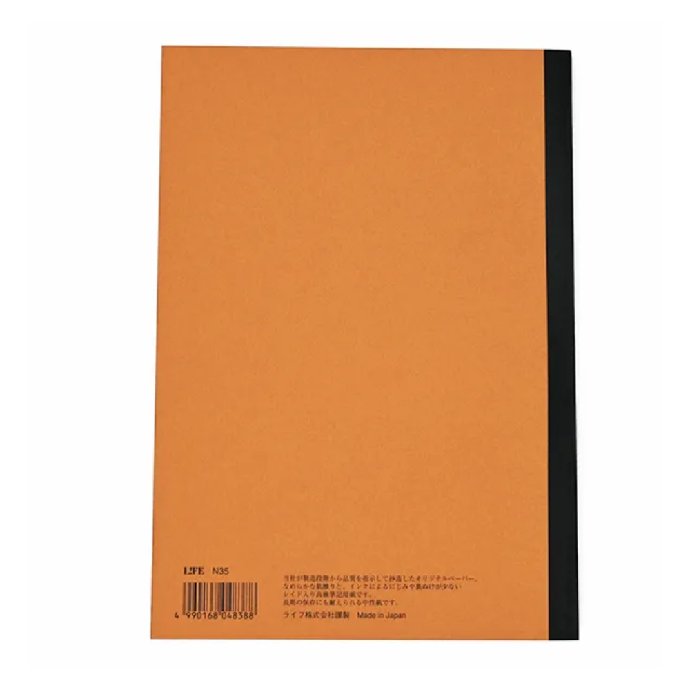 Premium B5 Unruled Notebook - 100 Pages of High-Quality Writing Paper for Journaling, Note Taking & School Work | Life Noble N35