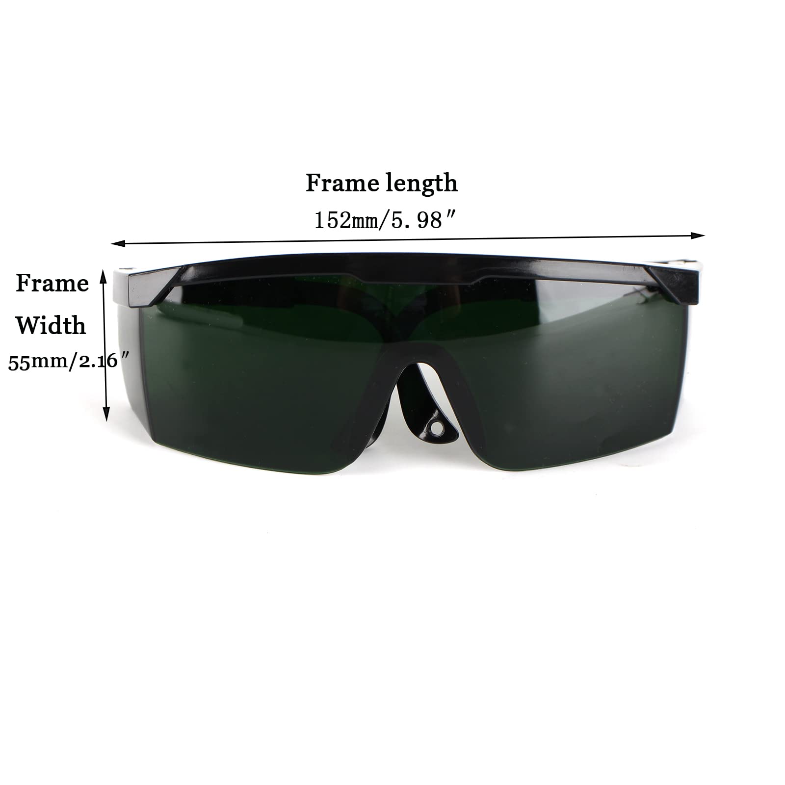 IPL Laser Safety Glasses 200nm-2000nm UV Protection - Laser Hair Removal Protective Eyewear for Home & Professional Use