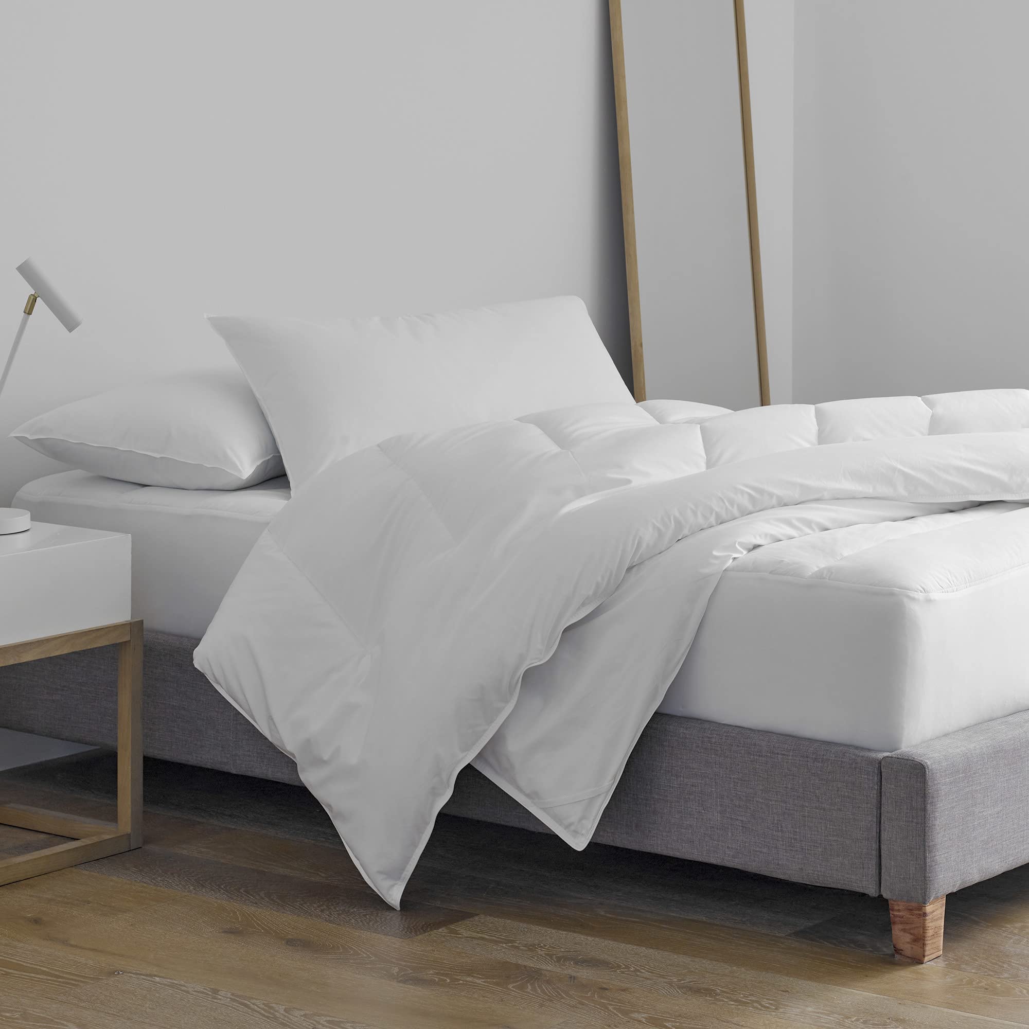Martex Clean Essentials 2-Piece King Size Pillow Set - Ultra Soft Hypoallergenic Bed Pillows for Side, Back & Stomach Sleepers - Perfect for Bedroom, Guest Room & Hotel Use (White)