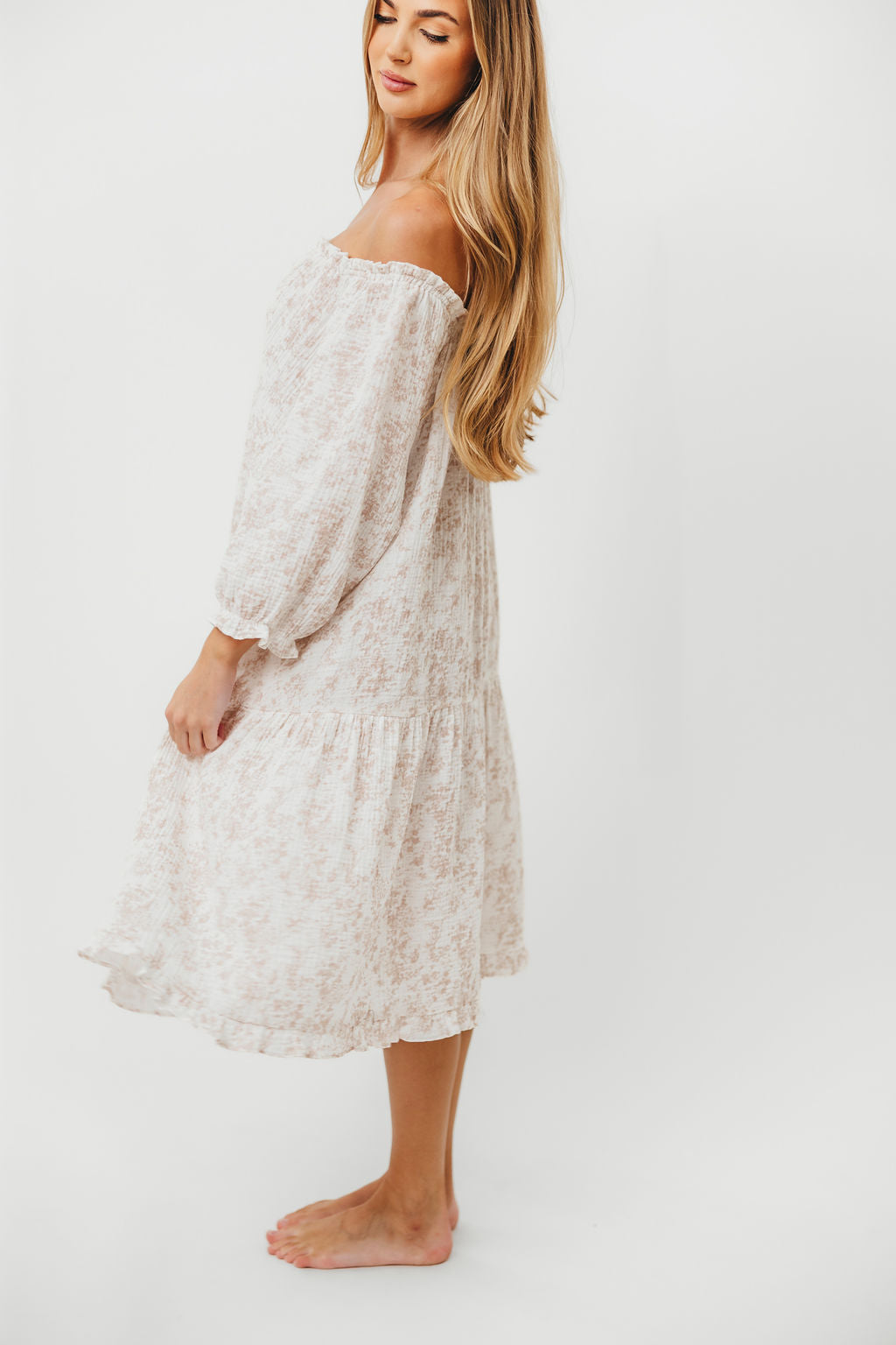 Soft Cotton House Dress in Hampton Pink - Bump Friendly Maternity Wear for Comfortable Home & Lounge Wear