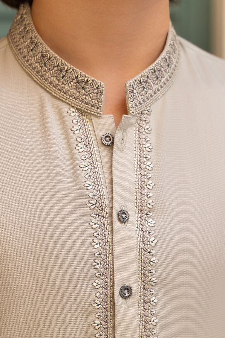 Stylish Blended Green Kurta Trouser by J. Junaid Jamshed - Perfect for Eid, Weddings & Casual Wear