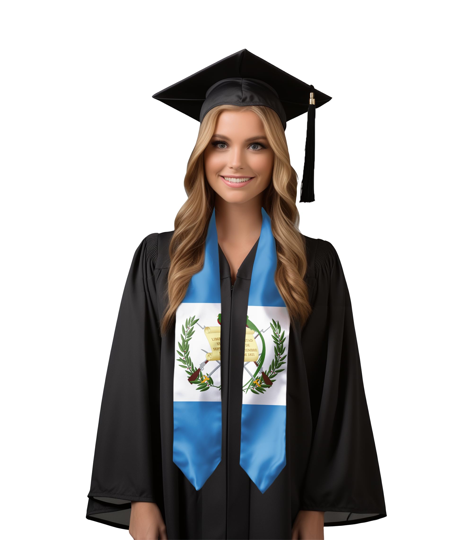 Civilos Unisex Graduation Stole - 72 Inch Honor Sash for Graduation Students | Perfect for Commencement Ceremonies, Academic Achievements & School Events