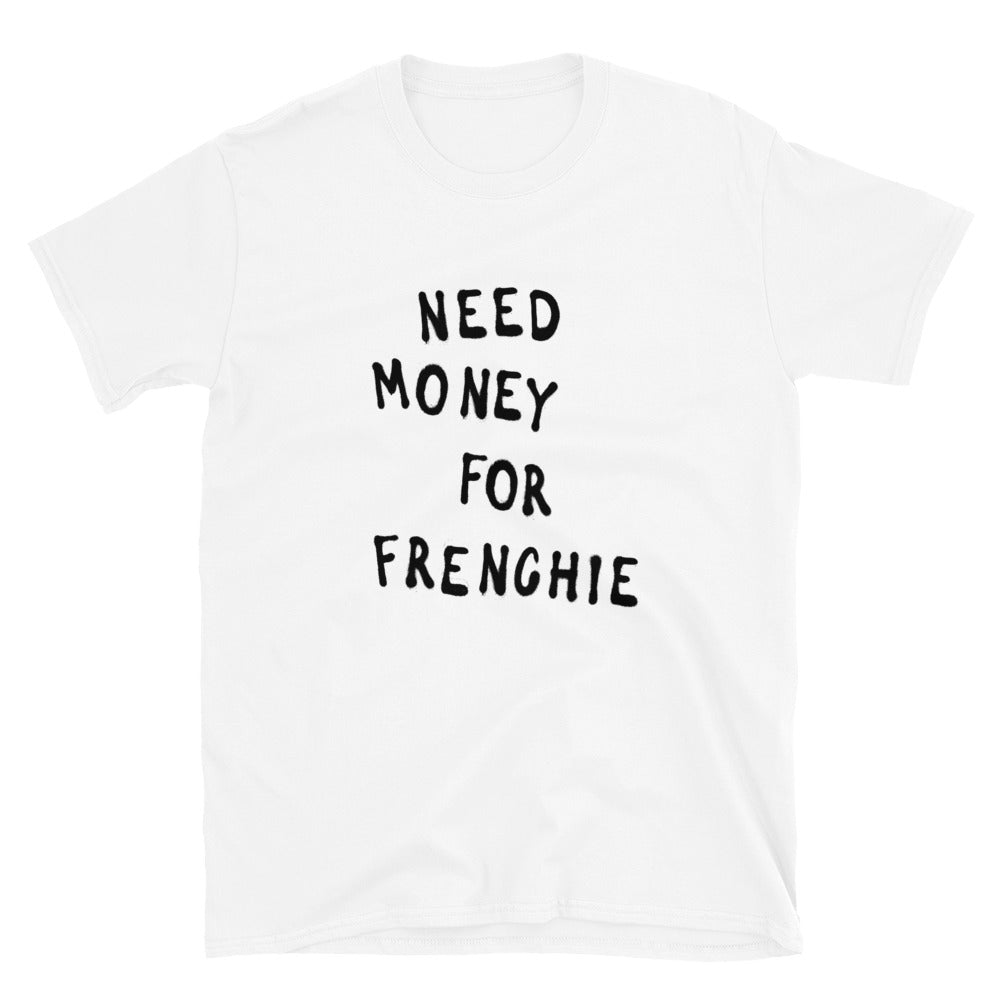 Frenchie Short Sleeve Unisex T-Shirt - Cute French Bulldog Graphic Tee for Men & Women | Perfect for Casual Wear, Dog Lovers & Pet Owners