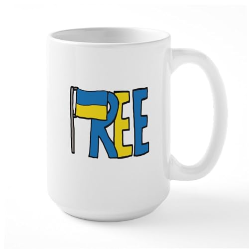 White - Free Ukraine Mugs
