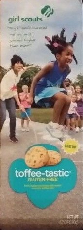 Girl Scout Toffee-Tastic Gluten Free Cookies - Delicious Crunchy Buttery Treats for Parties, Gifts & Snacking (Pack of 12)