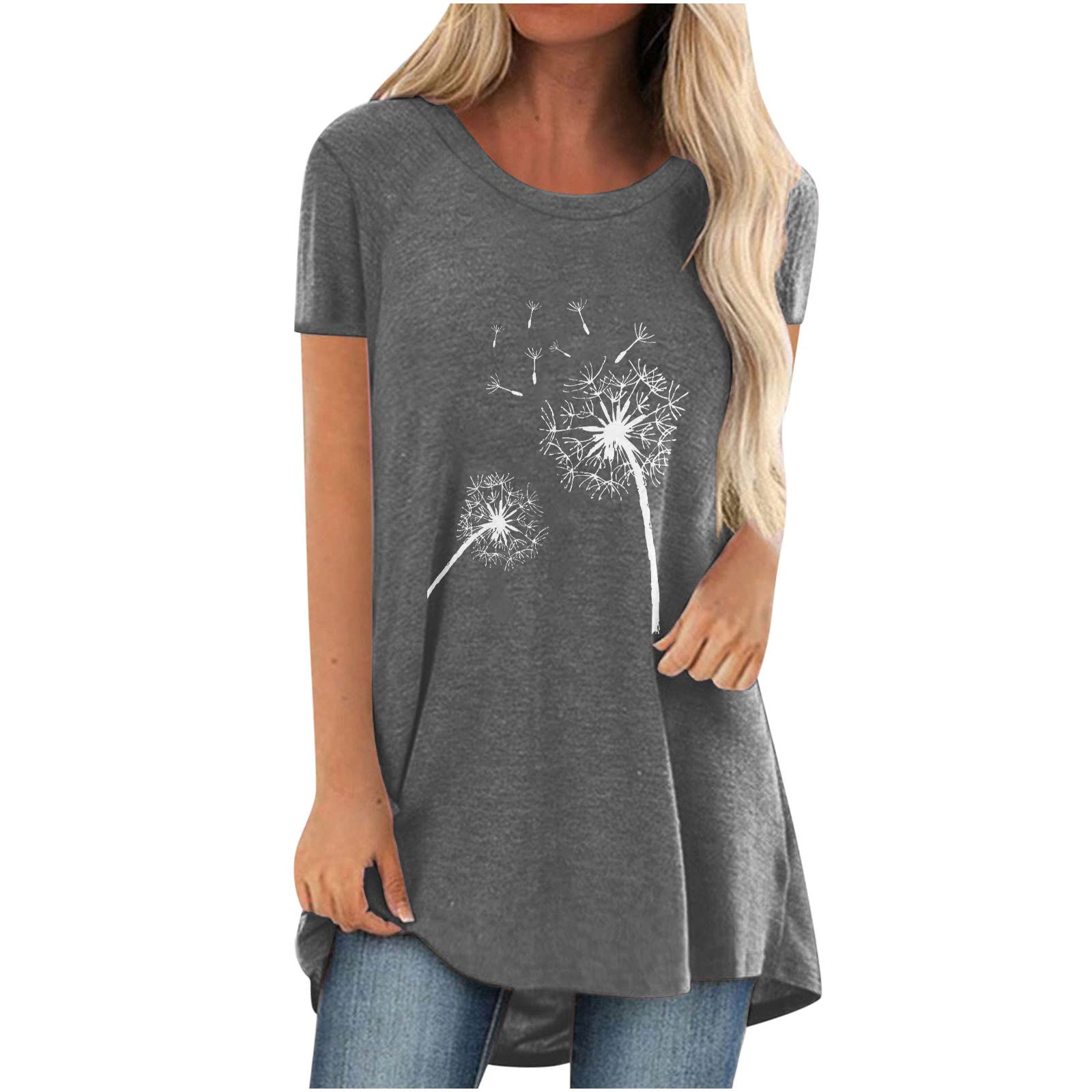 Trendy Oversized Graphic T-Shirts for Women - Soft Cotton Short Sleeve Loose Fit Casual Tee Tops - Perfect for Streetwear, Lounge Wear & Everyday Fashion