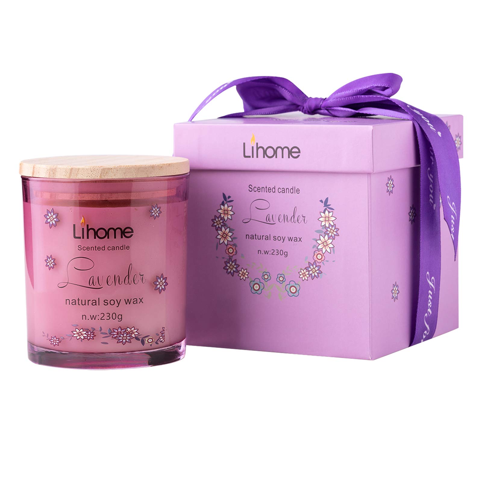 Lavender Scented Candles for Women - Best Friendship & Birthday Gifts for Bestie, BFF, Coworker - Going Away Present for Friends Moving - Perfect for Relaxation, Home Decor & Aromatherapy