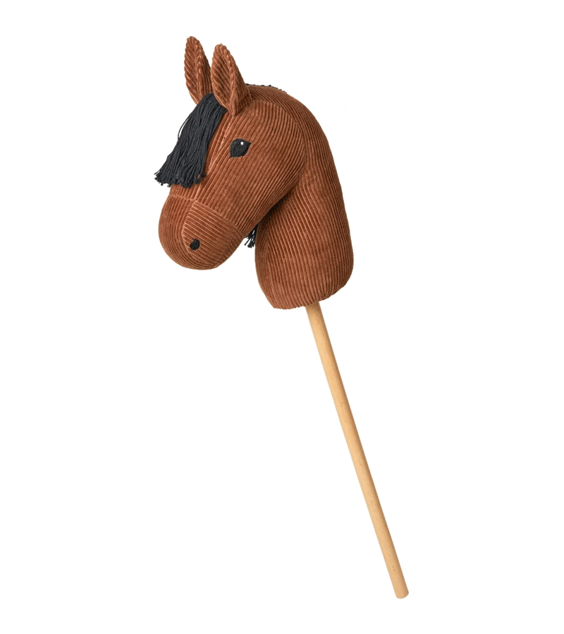Fabelab Siggi Hobby Horse - Soft Plush Wooden Stick Riding Toy for Kids | Pretend Play, Imaginative Play, Nursery Decor, Birthday Gift for Toddlers & Children