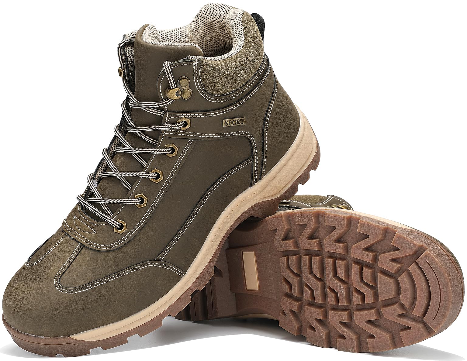 **Men's Waterproof Hiking Boots - Lightweight Outdoor Trekking Shoes for Backpacking & Mountaineering - Perfect for Trail Adventures & Camping**