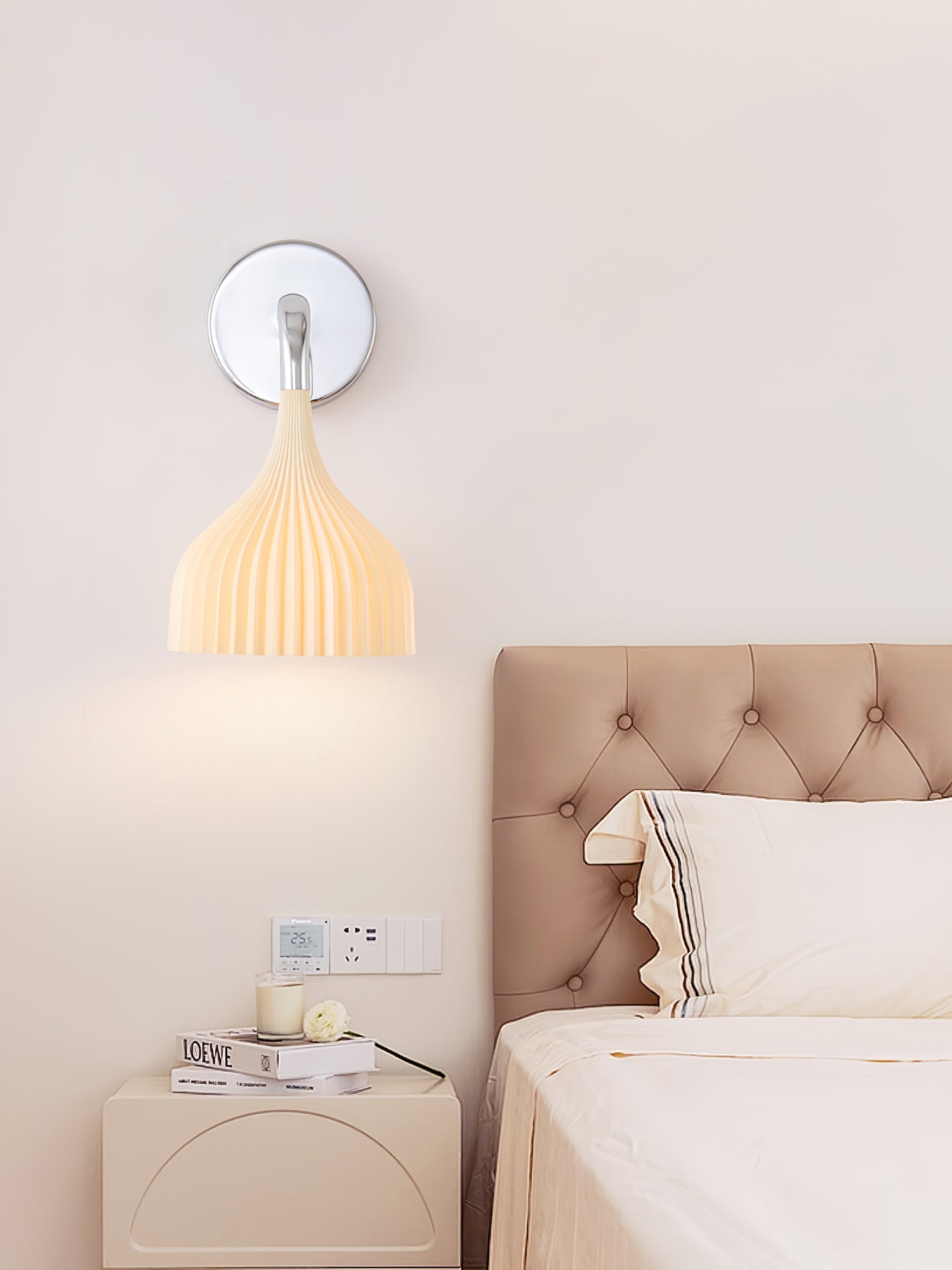 Modern LED Wall Sconce Light - Dimmable Indoor/Outdoor Lighting Fixture for Bedroom, Living Room, Patio & Hallway - Energy Efficient Home Decor