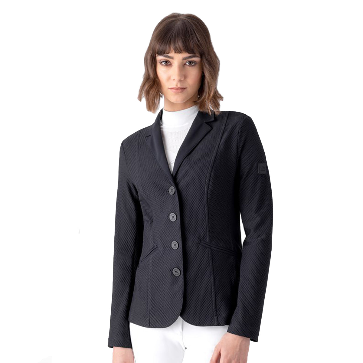 Equiline Women's Cospec Mesh Show Coat - Breathable Equestrian Riding Jacket for Horseback Riding & Outdoor Activities