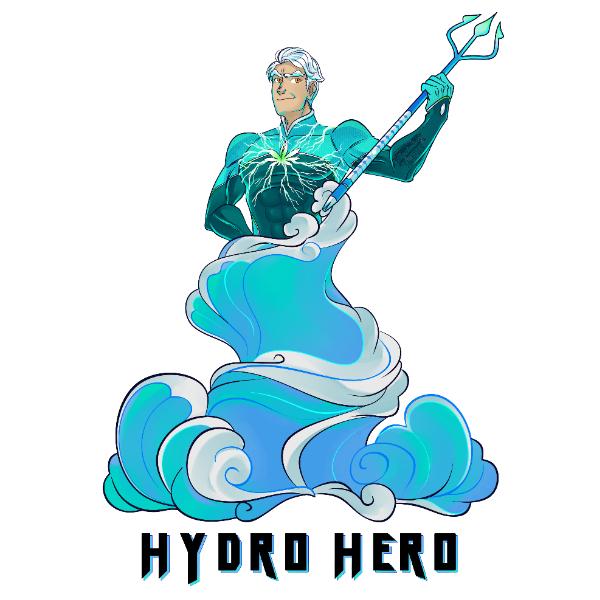 Hydro Hero Sticker for Indoor Farming - Waterproof & Durable Plant Labels for Hydroponics, Greenhouses & Home Gardens - Perfect for Organizing Seedlings & Herb Pots
