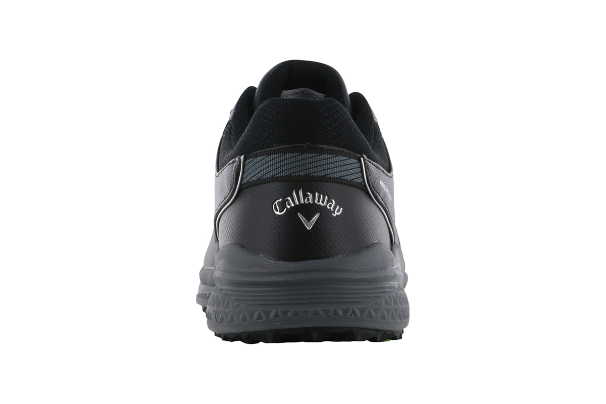 Callaway Golf Solana TRX V3 Men's Spiked Golf Shoes - Black | Waterproof & Comfortable for Walking Courses | Perfect for Golfers & Outdoor Sports Enthusiasts
