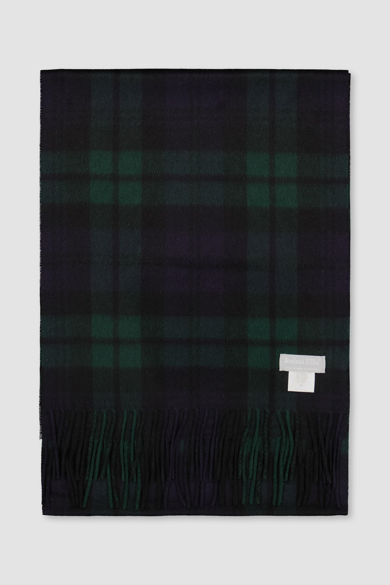 Joshua Ellis Blackwatch Modern Tartan Plaid Scarf - Premium Wool Wrap for Men & Women - Perfect for Winter Fashion, Office Wear & Outdoor Activities