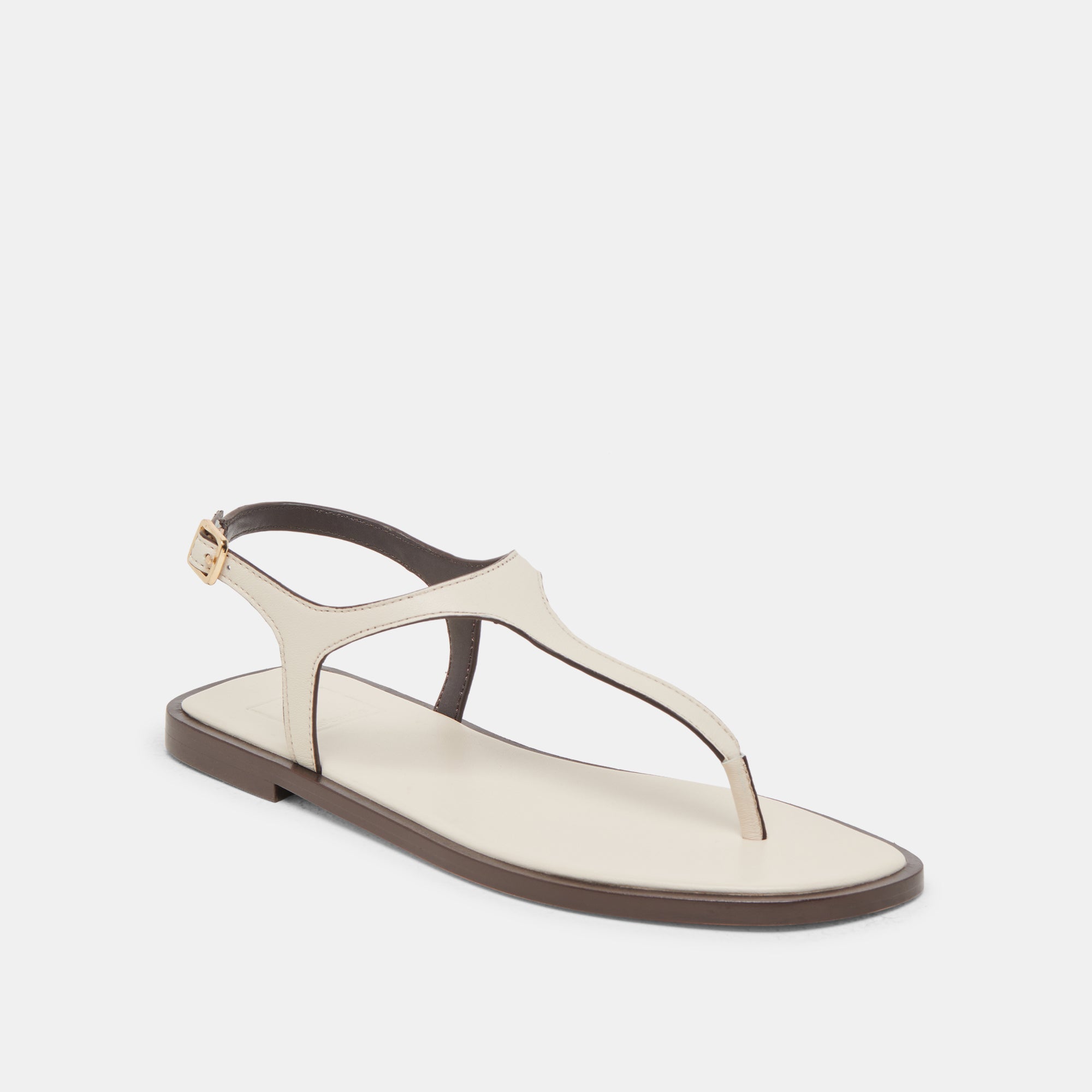 RAYE Women's Ivory Leather Sandals - Comfortable & Stylish Casual Summer Footwear for Beach, Travel & Everyday Wear