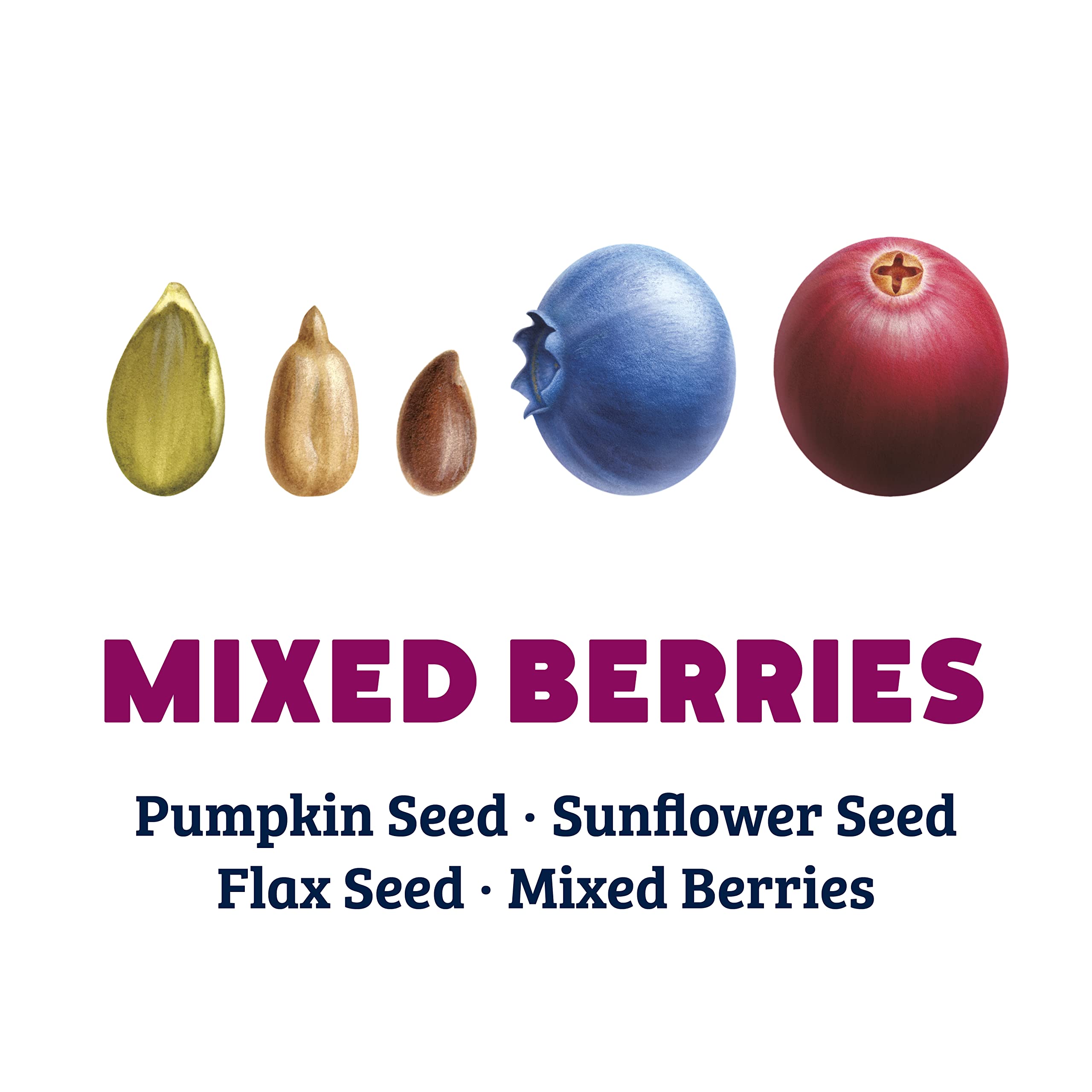 Ozery Bakery Super Seed Crunch Clusters - Mixed Berries, Vegan, Keto, Gluten-Free, Plant-Based Snack, 5.3oz (3-Pack) | Healthy On-The-Go Breakfast, Post-Workout Energy Boost & Office Snacking