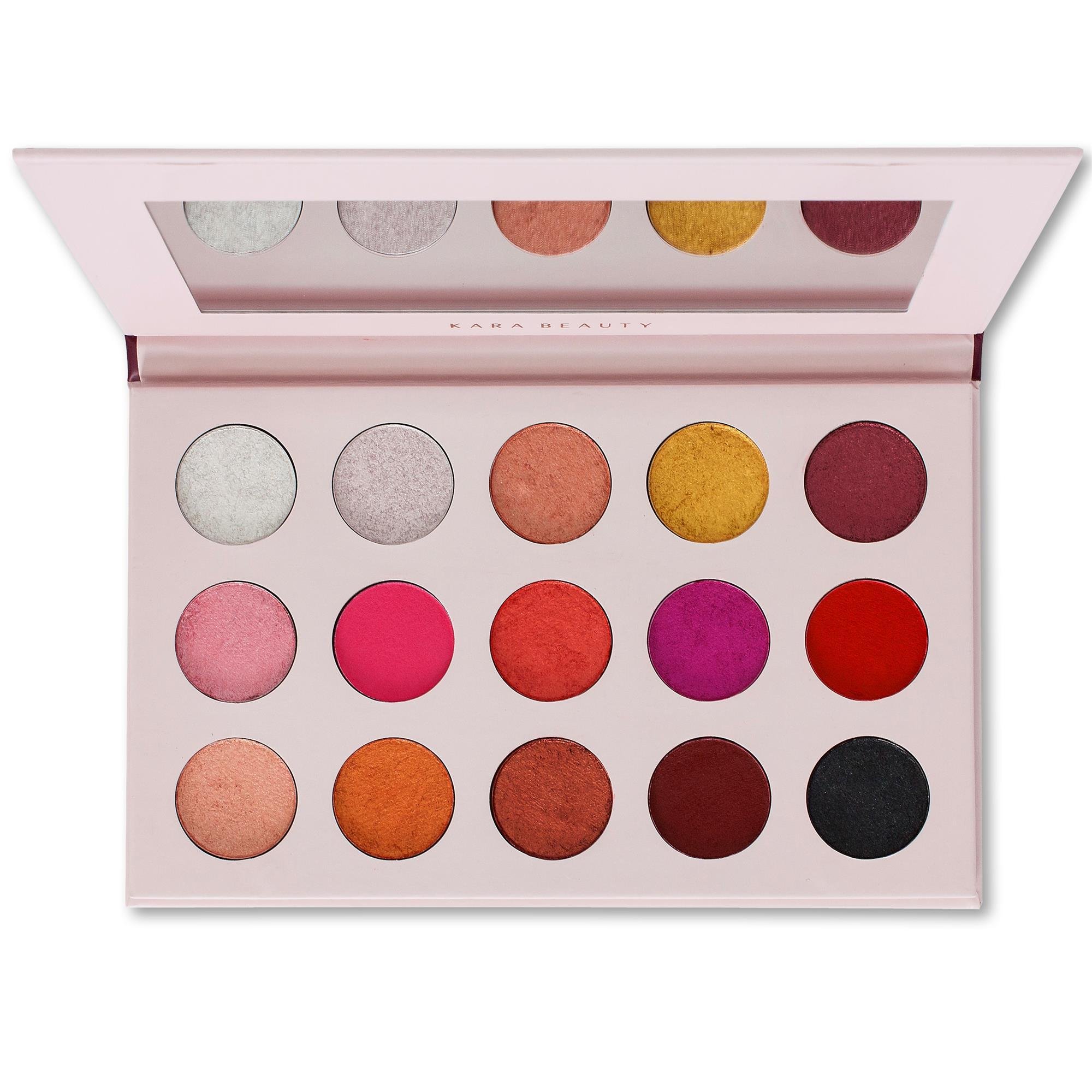 Kara Beauty ES33 The Desire Fifteen Cream Eyeshadow Palette - Long Lasting, Highly Pigmented, Blendable Makeup for Day & Night Looks - Perfect for Parties, Weddings, and Special Occasions