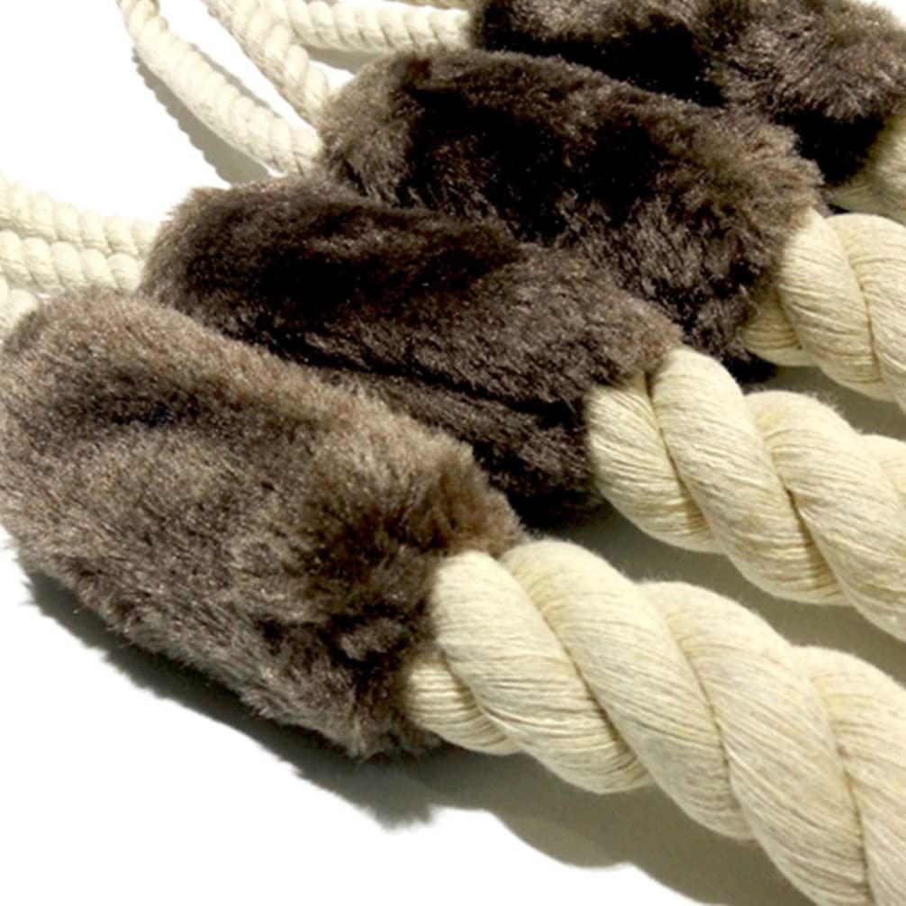 FOMIYES 3-Pack Cotton Rope Door Stopper for Kids - Soft Baby Proofing Door Bumper, Finger Pinch Guard & Teething Toy - Child Safety Door Protector for Home, Nursery & Playroom