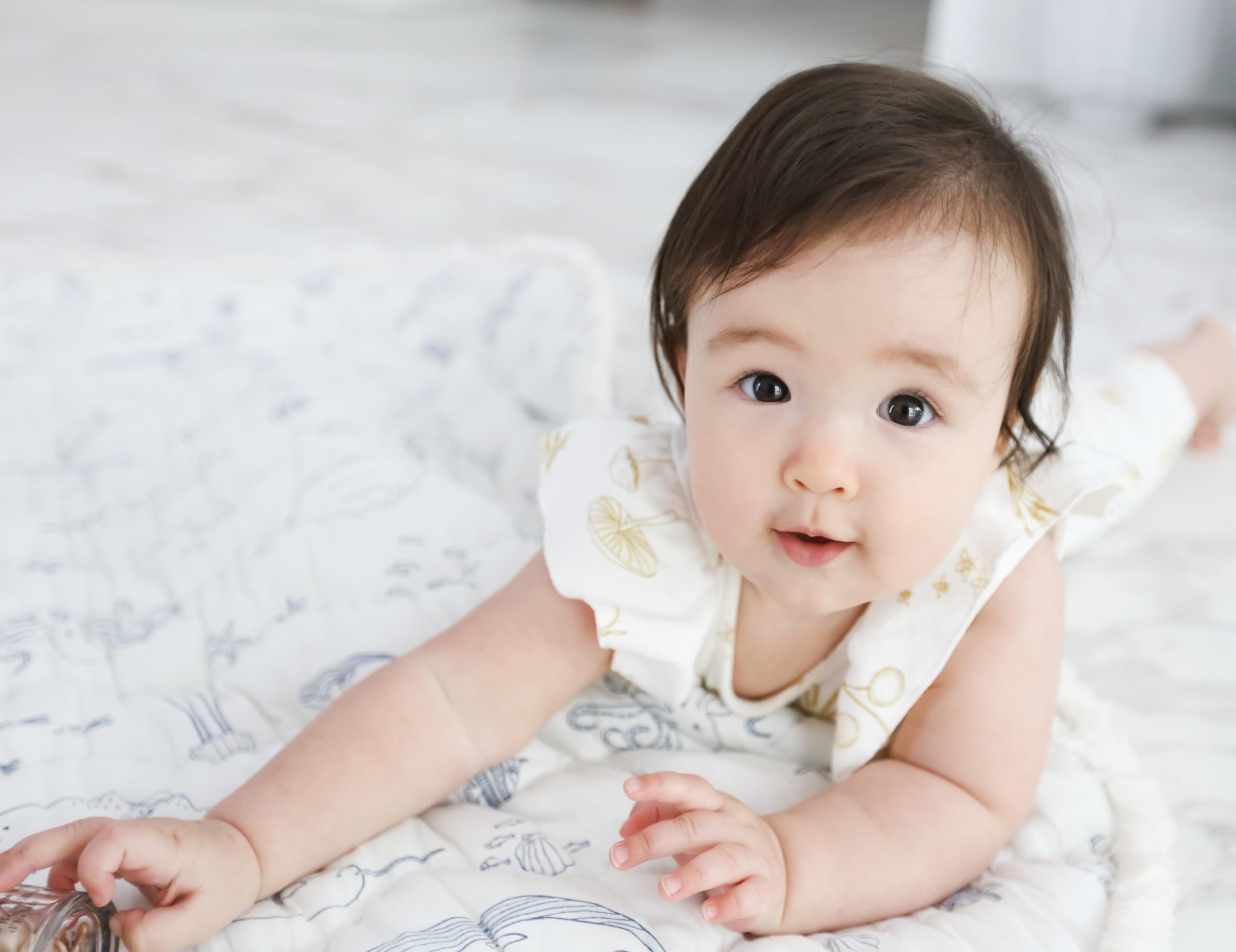 Non-Toxic Baby Play Mat with Ocean Theme - Soft & Safe Floor Activity Mat for Infants & Toddlers - Perfect for Crawling, Tummy Time & Early Learning at Home