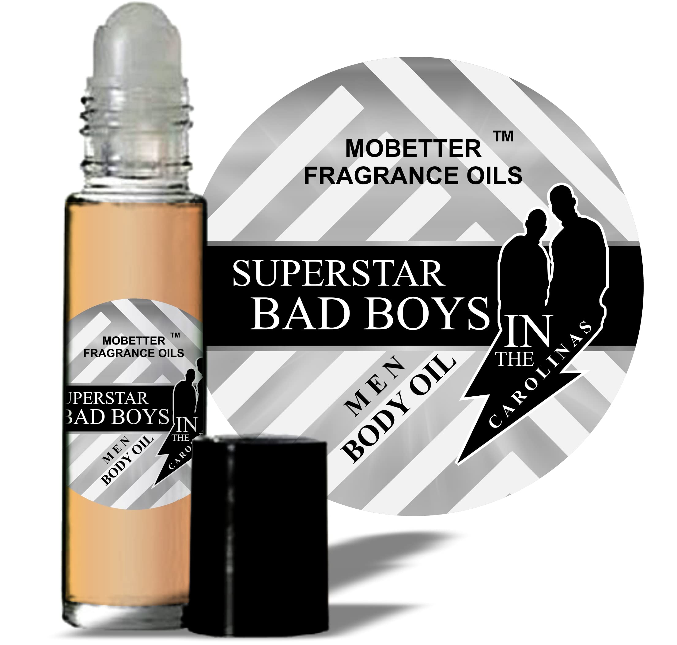 MOBETTER FRAGRANCE OILS - Superstar Bad Boys In The Carolinas Cologne for Men | Long-Lasting Fragrance Body Oil | Perfect for Date Night, Gifts & Daily Wear